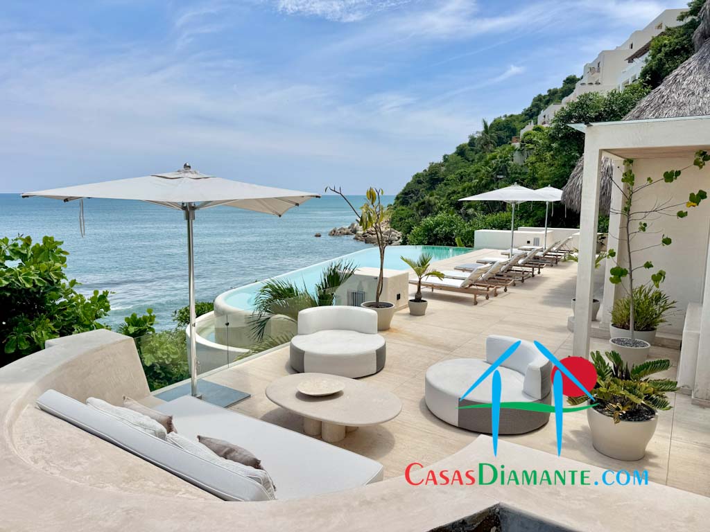Real Diamante Del Mar Casa Palapas - Terraza en estancia 14